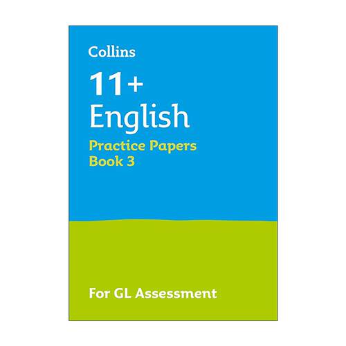 英文原版 Collins 11+ English Practice Papers Book 3 柯林斯英国小升初英语练习 英文版 进口英语原版书籍