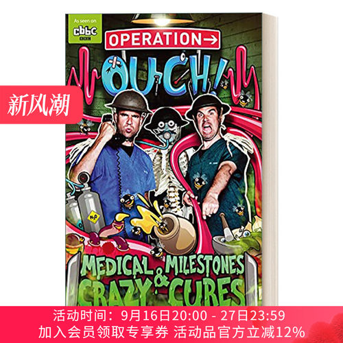 英文原版 Operation Ouch Medical Milestones and Crazy Cures 医学里程碑和疯狂疗法 英文版 进口英语原版书籍