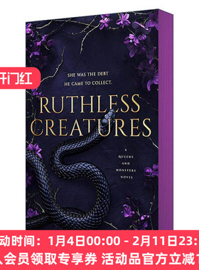 英文原版 Ruthless Creatures 无情生物 女王与怪兽卷一 2022年杰出文学天才奖 英文版 进口英语原版书籍