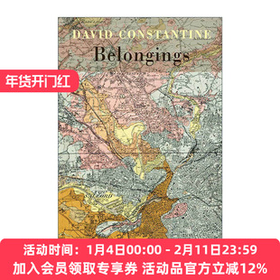 英文原版 Belongings 所有物 诗歌 大卫·康斯坦丁 Bloodaxe血斧出版社 英文版 进口英语原版书籍