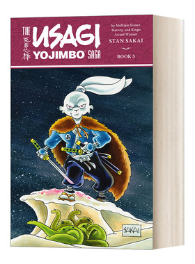 英文原版 Usagi Yojimbo Saga Volume 5 Second Edition 兔子武士第5卷 第二版 Stan Sakai 英文版 进口英语原版书籍