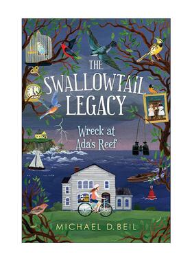 英文原版 The Swallowtail Legacy 1 Wreck at Ada's Reef 燕尾遗迹系列1 艾达礁沉船 儿童推理小说 爱伦坡奖提名 Michael D. Beil