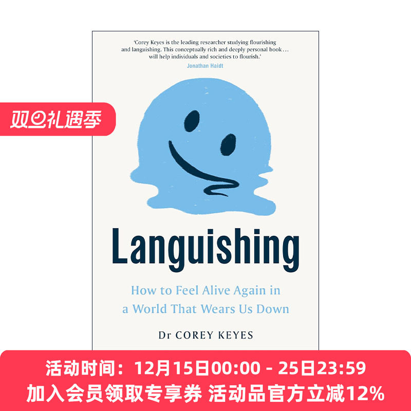 英文原版 Languishing 没有动力 没有意义 没有喜悦 如何在失望的时代寻找人生意义 科里·凯斯 英文版 进口英语原版书籍