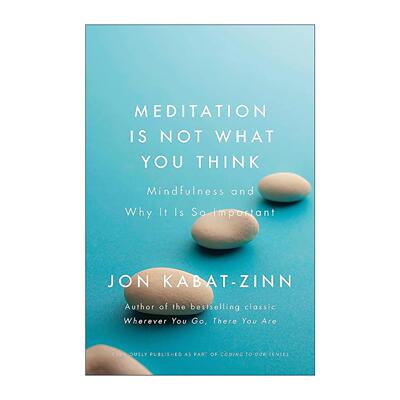 英文原版 Meditation is Not What You Think 正念地活 拥抱当下的力量 乔恩·卡巴金 英文版 进口英语原版书籍