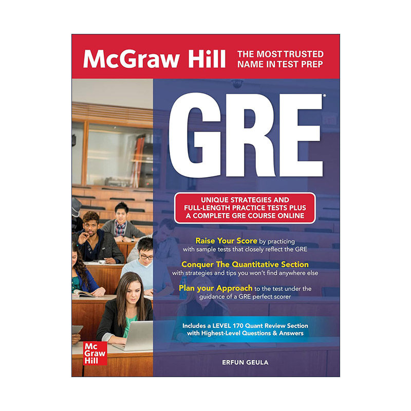 英文原版 GRE 美国研究生入学考试官方备考指南 第9版 麦格劳 英文版 进口英语原版书籍