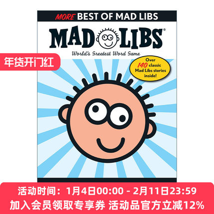 英文原版 More Best of Mad Libs 更好的 疯狂填词游戏 英文版 进口英语原版书籍