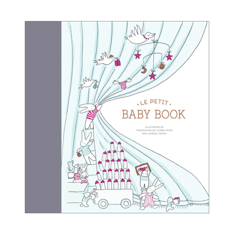 英文原版 Le Petit Baby Book 婴儿日志书 可记录从怀孕到婴儿第一年的里程碑和特殊记忆 英文版 进口英语原版书籍