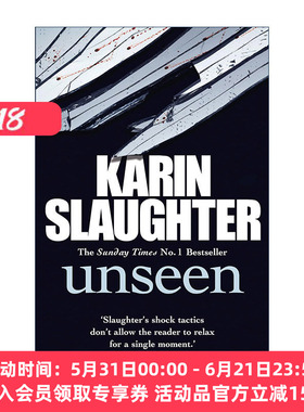 英文原版 Unseen 隐瞒 卡琳·斯劳特Karin Slaughter 特伦特探员系列7 同名美剧原著 畅销推理悬疑小说 英文版 进口英语原版书籍