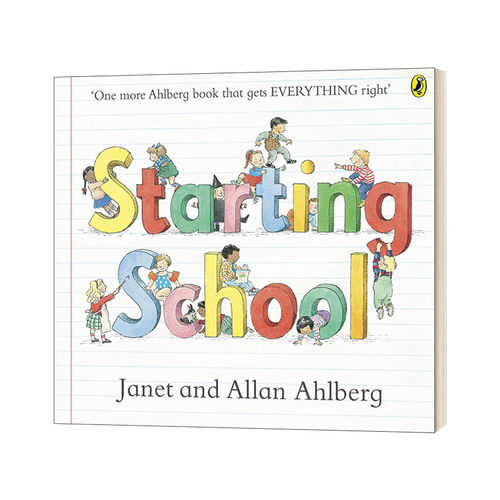 开学了 英文原版绘本 Starting School 英文版 进口英语原版书籍