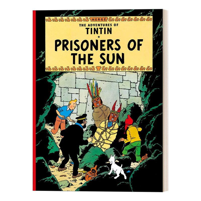 英文原版 Prisoners Of The Sun丁丁历险记之太阳的囚徒英版 The Adventures Of Tintin英文版进口英语原版书籍-封面