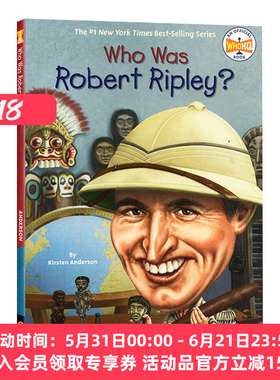 英文原版 Who Was Robert Ripley? 谁是罗伯特·里普利 名人传记 中小学生课外英语阅读 英文版 进口英语原版书籍