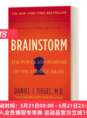 英文原版 Brainstorm the Power and Purpose of the Teenage Brain 青春期大脑风暴 青少年是如何思考与行动的 英文版 进口书籍