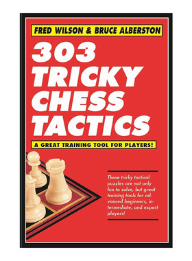 303个棘手的国际象棋战术 英文原版 303 Tricky Chess Tactics 英文版 进口英语原版书籍