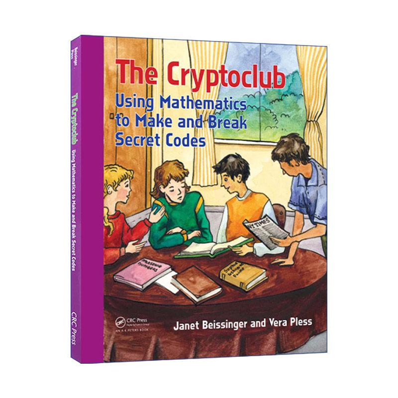 密码俱乐部  英文原版 The Cryptoclub 用数学做加密和解密的游戏 英文版 进口英语原版书籍
