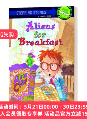 英文原版 Aliens for Breakfast 兰登初级章节书 外星人吃早餐 Stepping Stones 英文版 进口英语原版书籍