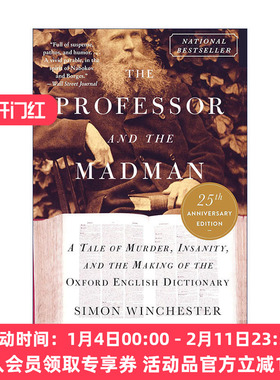 英文原版 The Professor and the Madman 教授与疯子 牛津英语词典诞生记 25周年版 西蒙温彻斯特 英文版 进口英语原版书籍