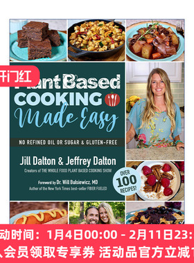 简易植物性烹饪终极指南  英文原版 Plant Based Cooking Made Easy 健康素食食谱 Jill Dalton 英文版 进口英语原版书籍