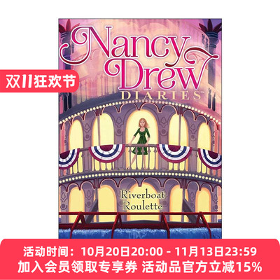 英文原版 Riverboat Roulette 南希德鲁日记14 神探南茜 英文版 进口英语原版书籍
