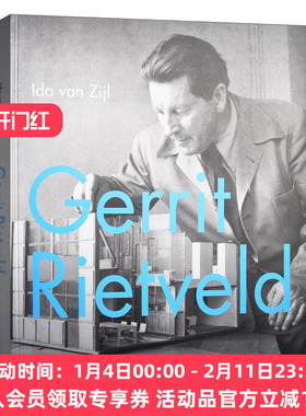 荷兰建筑设计师赫里特 英文原版 Gerrit Rietveld 里特费尔德作品集 英文版 进口英语原版书籍