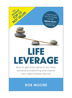 英文原版 Life Leverage 生活杠杆 短时间发挥大生产力 挣钱驾驭金钱作者 英文版 进口英语原版书籍