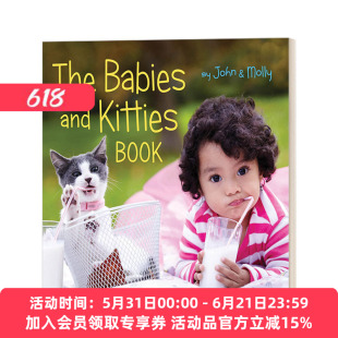 英文原版绘本 The Babies and Kitties Book 宝宝和猫猫 纸板书绘本 英文版 进口英语原版书籍