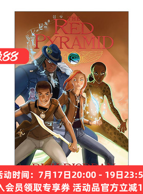 英文原版 The Kane Chronicles 01 The Red Pyramid埃及守护神系列1 凯恩与邪神之塔 红色金字塔 漫画版 Percy Jackson波西杰克逊