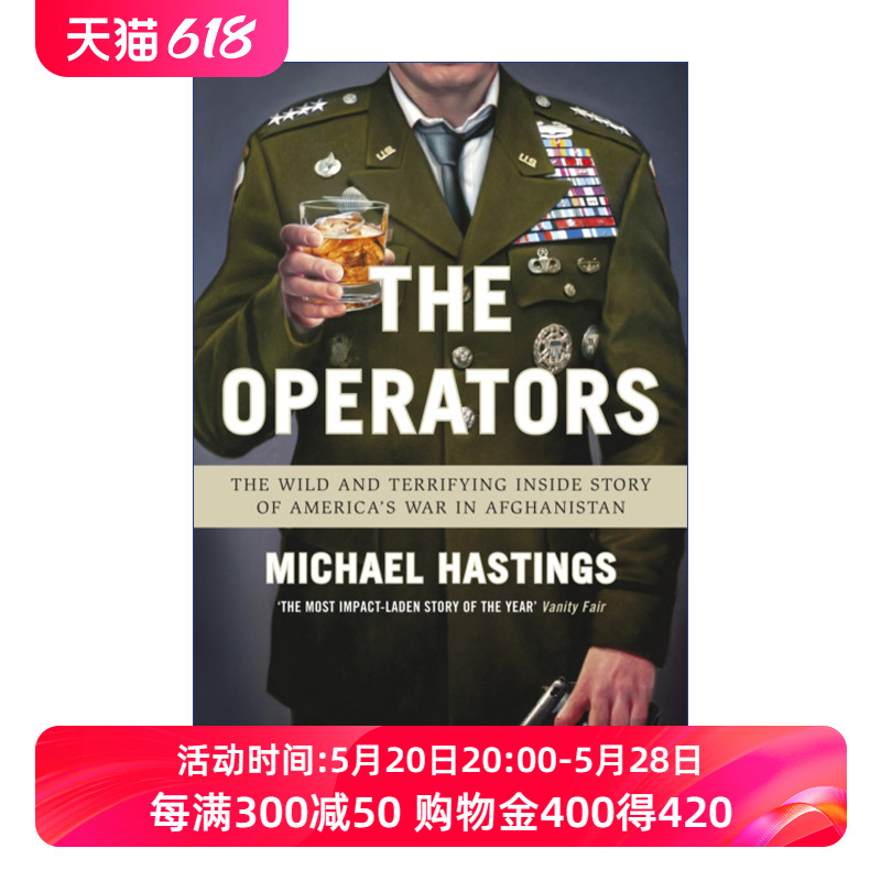 操众者英文原版 The Operators阿富汗战争的可怕内幕电影名战争机器英文版进口英语原版书籍