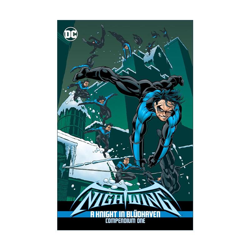 英文原版 Nightwing A Knight in Bludhaven Compendium Book One 夜翼 布鲁德海文的骑士 卷一 DC漫画 Chuck Dixon 英文版