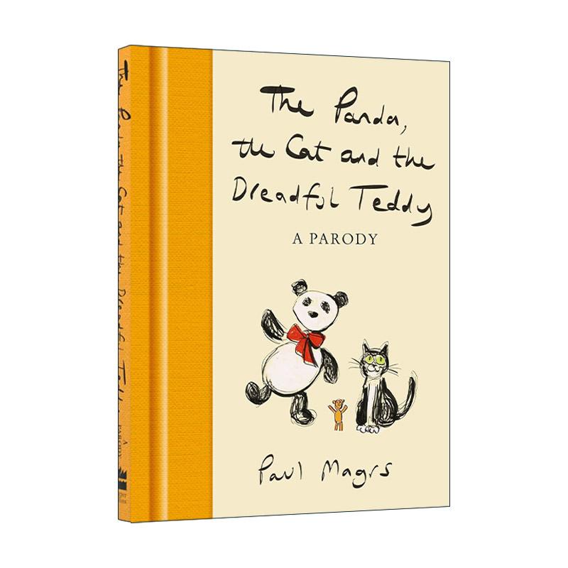 英文原版 The Panda the Cat and the Dreadful Teddy 熊猫 猫咪和潦草的小泰迪 精装手绘插画绘本 英文版 进口英语原版书籍