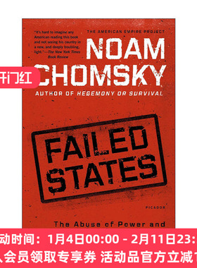 英文原版 Failed States 失败的国家 滥用权力和践踏民主 乔姆斯基文集 英文版 进口英语原版书籍