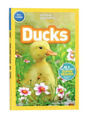 鸭子 英文原版 National Geographic Kids Readers Pre-reader Ducks 英文版 进口英语原版书籍
