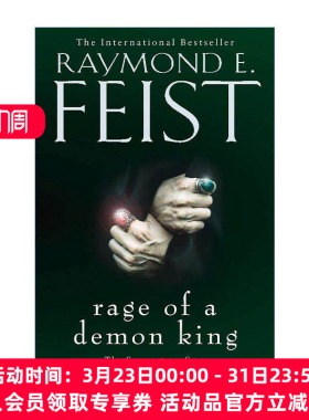 英文原版 Rage of a Demon King 蛇人之战3 魔王之怒 Raymond E. Feist奇幻小说 英文版 进口英语原版书籍