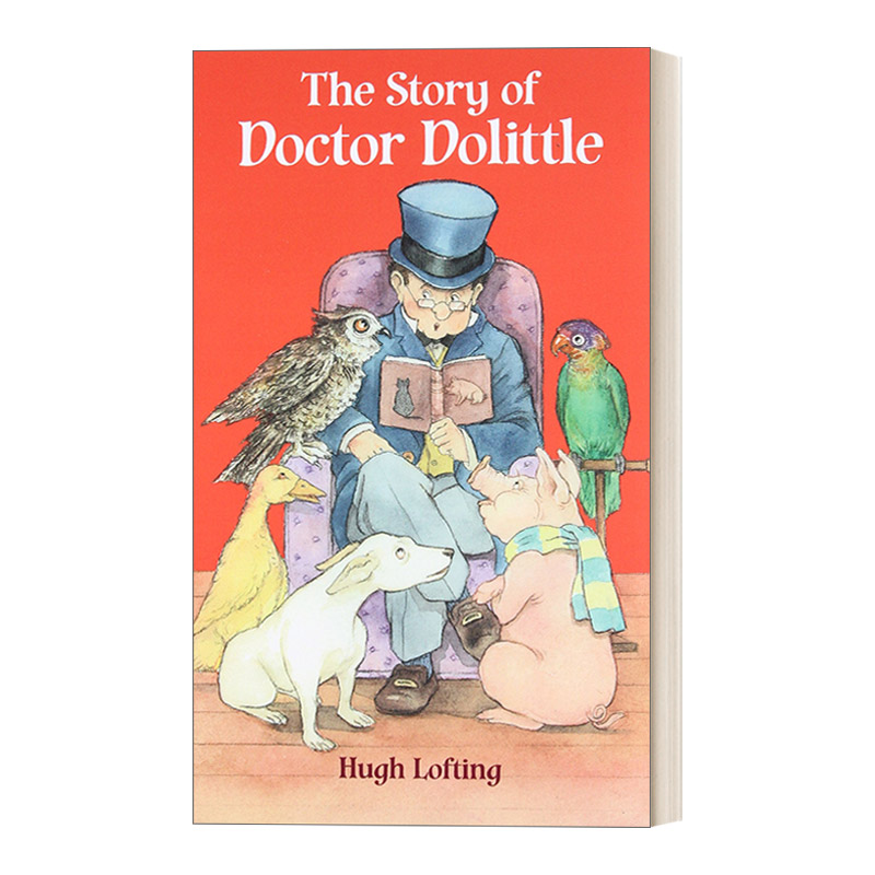 英文原版 The Story of Doctor Dolittle怪医杜立德美国童话作家休·洛夫廷英文版进口英语原版书籍-封面