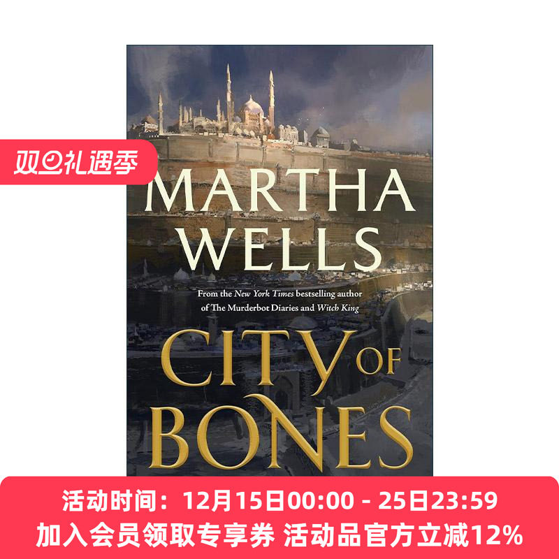 英文原版 City of Bones 骨之城 星云奖得主Martha Wells 英文版 进口英语原版书籍