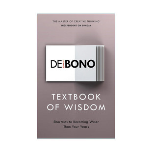 英文原版 Textbook of Wisdom 人生智慧手册 帮助你升级思维方式 爱德华·德博诺 英文版 进口英语原版书籍