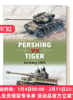 英文原版 潘兴坦克对战虎式坦克 Pershing vs Tiger 对战历史 英文版 进口英语原版书籍