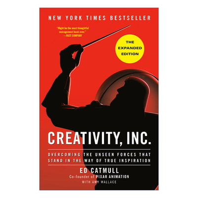 创新公司  英文原版 Creativity Inc 皮克斯的启示 扩充版 精装 Ed Catmull 英文版 进口英语原版书籍