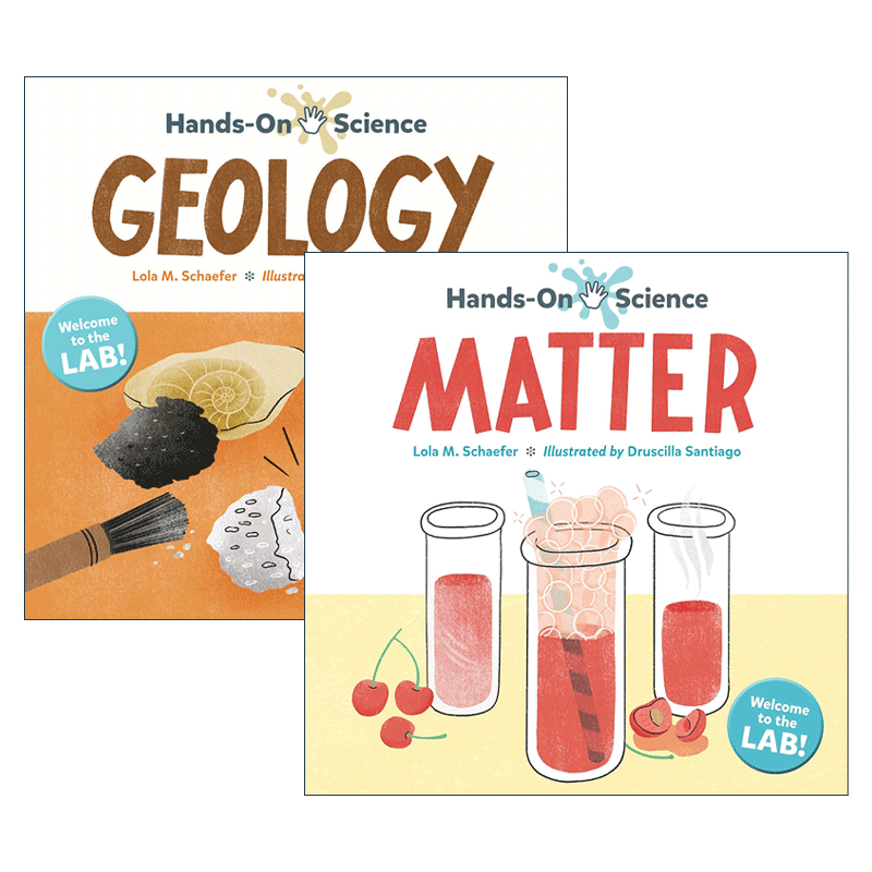 英文原版 Hands-On Science 实践科学系列2册 儿童STEM科普百科精装绘本 Druscilla Santiago 英文版 进口英语原版书籍