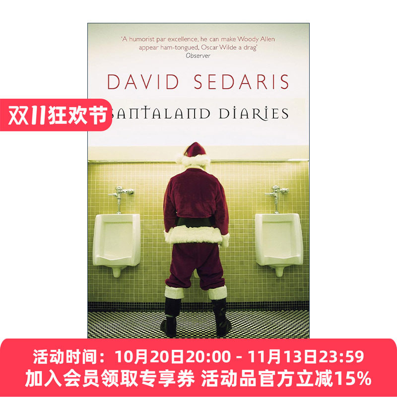 英文原版 Santaland Diaries 桑塔兰日记 大卫·赛德瑞斯David Sedaris 英文版 进口英语原版书籍