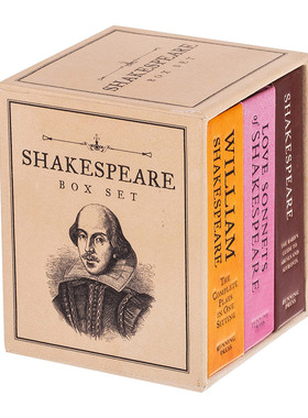 莎士比亚套装 英文原版 Shakespeare Box Set 迷你精装口袋版 莎士比亚选辑 经典文学书籍 英文版 进口英语原版书籍