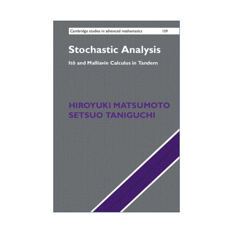 随机分析  英文原版 Stochastic Analysis 剑桥高等数学研究系列 精装 英文版 进口英语原版书籍