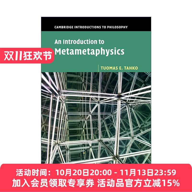 形而上学导论  英文原版 An Introduction to Metametaphysics 剑桥哲学导论系列 英文版 进口英语原版书籍
