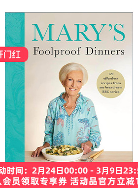英文原版 Mary’s Foolproof Dinners 玛丽.贝瑞的轻松烹饪食谱 精装 英国烹饪女王Mary Berry 英文版 进口英语原版书籍