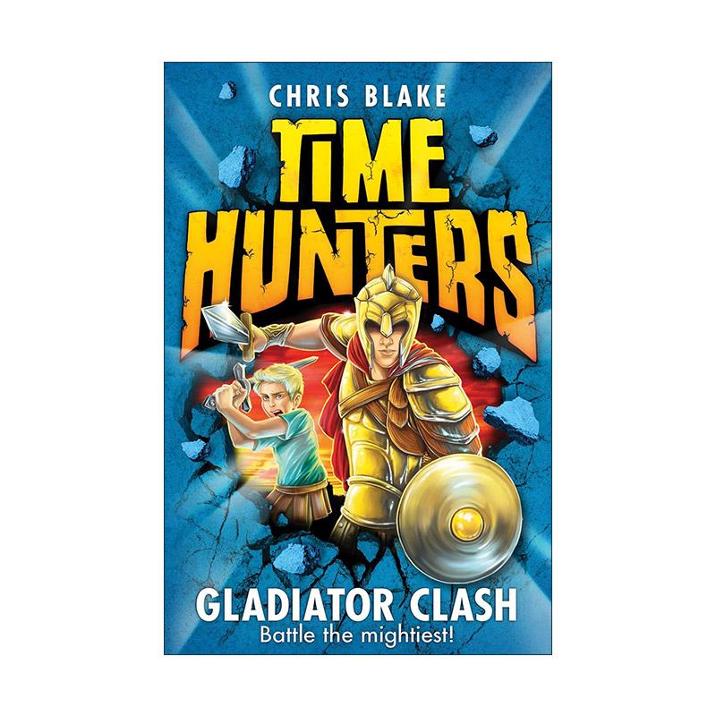 英文原版 Time Hunters Gladiator Clash 时间猎手1 角斗士战斗 儿童历史冒险插画章节书 英文版 进口英语原版书籍