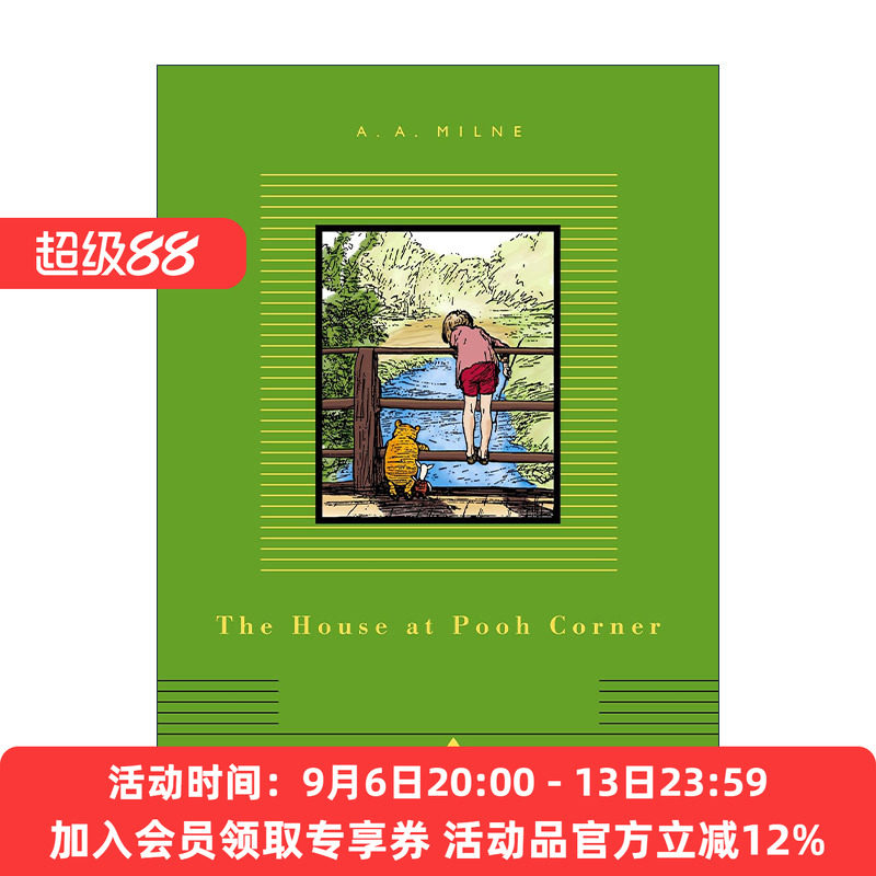 英文原版 The House at Pooh Corner Everyman's Library Children's Classics 小熊维尼和老灰驴的家 维尼角落的家人人图书馆精装
