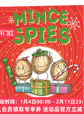 馅饼间谍 英文原版 Mince Spies 马克?斯佩林绘本 英文版 进口英语原版书籍