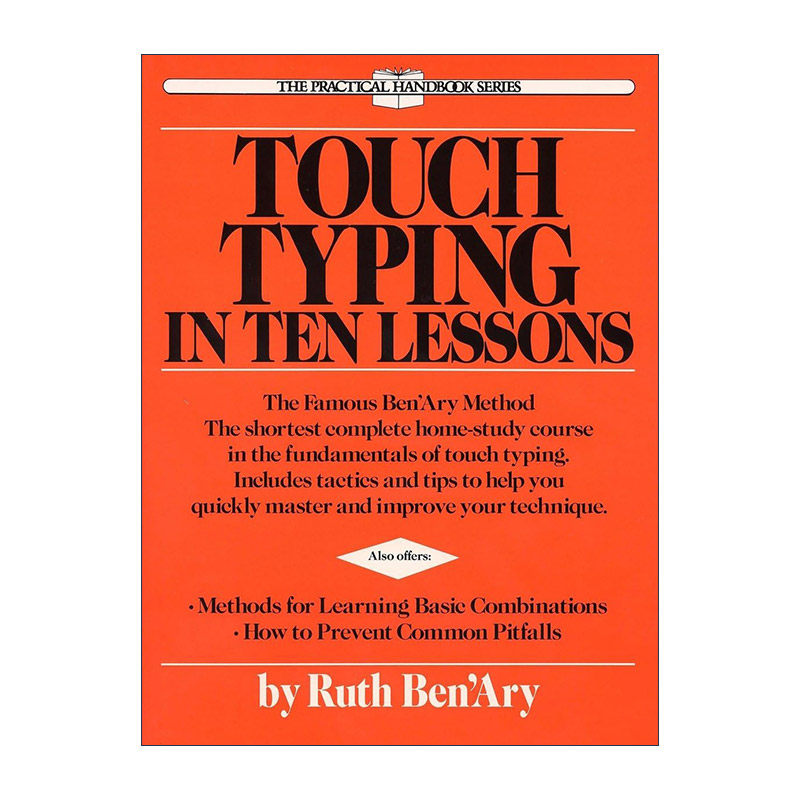 英文原版 Touch Typing in Ten Lessons 触摸打字10课 建立专业商业信函技巧 文字处理指南 英文版 进口英语原版书籍