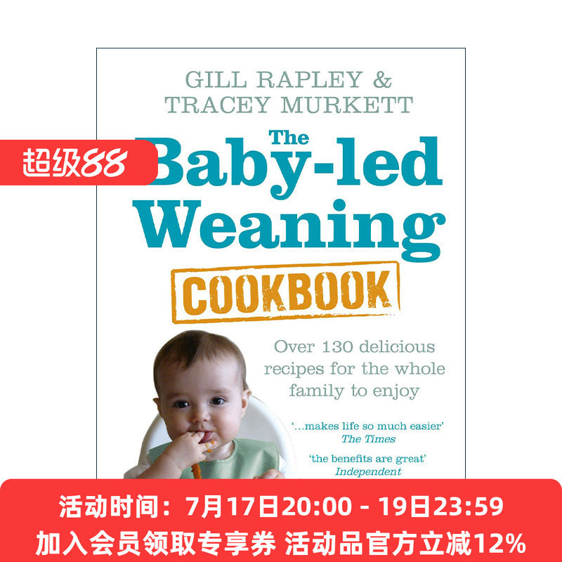 英文原版 The Baby-led Weaning Cookbook 让宝宝做主的辅食添加食谱 精装 英文版 进口英语原版书籍