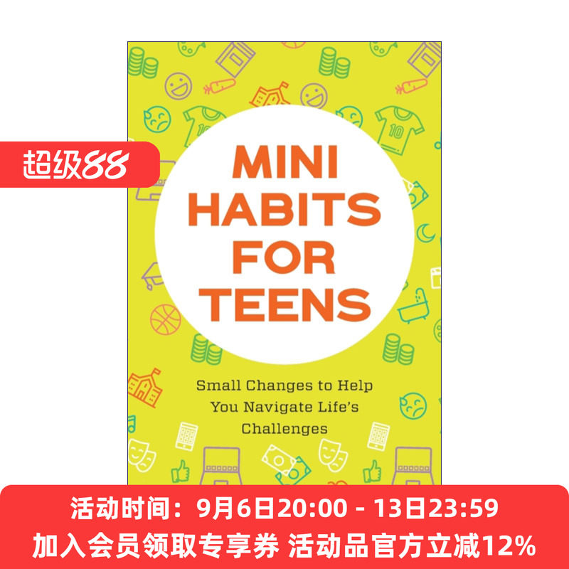青少年微习惯  英文原版 Mini Habits for Teens 应对生活挑战的小改变 英文版 进口英语原版书籍