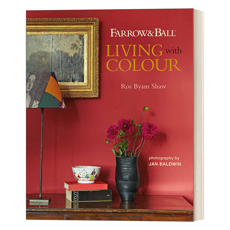 与色彩同居 英文原版 Farrow & Ball Living with Colour 珐柏色彩油漆设计 精装 英文版 进口英语原版书籍 - 封面